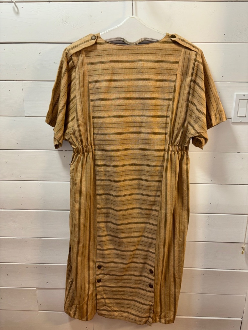 RELANCE Brown Striped Midi Dress XXL - Picture 8 of 15